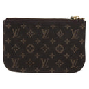 LOUIS VUITTON Monogram Idylle Pochette Cles Coin Purse Fuzan M62994 Auth 121382V-2