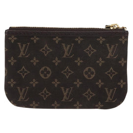 LOUIS VUITTON Monogram Idylle Pochette Cles Coin Purse Fuzan M62994 Auth 121382V - 0