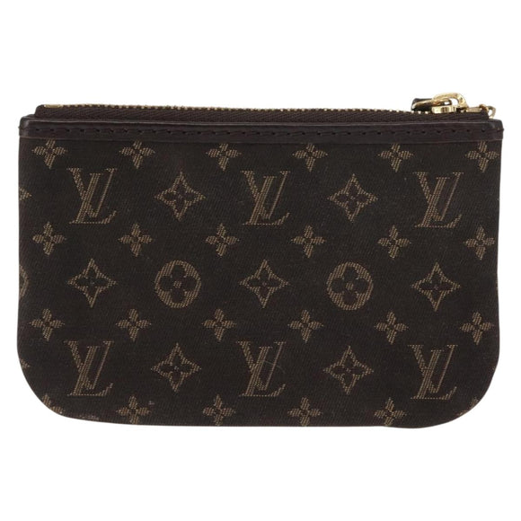 LOUIS VUITTON Monogram Idylle Pochette Cles Coin Purse Fuzan M62994 Auth 121382V