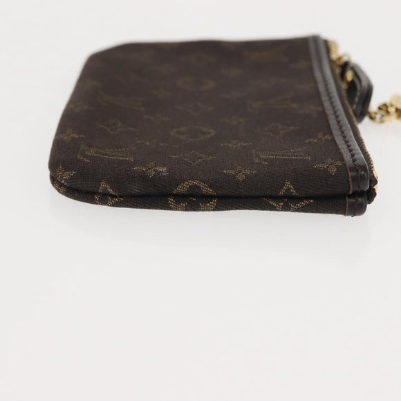 LOUIS VUITTON Monogram Idylle Pochette Cles Coin Purse Fuzan M62994 Auth 121382V