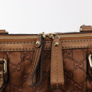 GUCCI GG Canvas Guccissima Bag Leather 2way Gold Metal brown 247902 Auth 121383-20