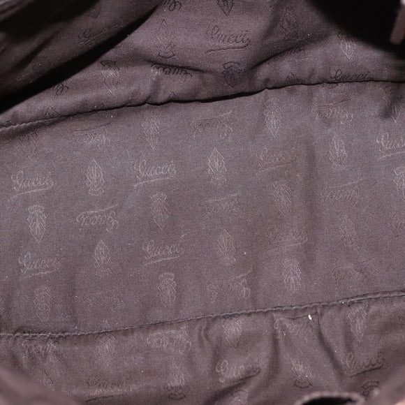 GUCCI GG Canvas Guccissima Bag Leather 2way Gold Metal brown 247902 Auth 121383