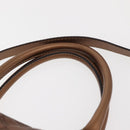 GUCCI GG Canvas Guccissima Bag Leather 2way Gold Metal brown 247902 Auth 121383-14