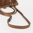 GUCCI GG Canvas Guccissima Bag Leather 2way Gold Metal brown 247902 Auth 121383-8