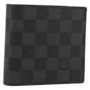 LOUIS VUITTON Damier Graphite PortefeuilleMarco Bifold N62664 LV Auth 121385V-1
