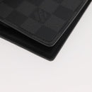 LOUIS VUITTON Damier Graphite PortefeuilleMarco Bifold N62664 LV Auth 121385V-15