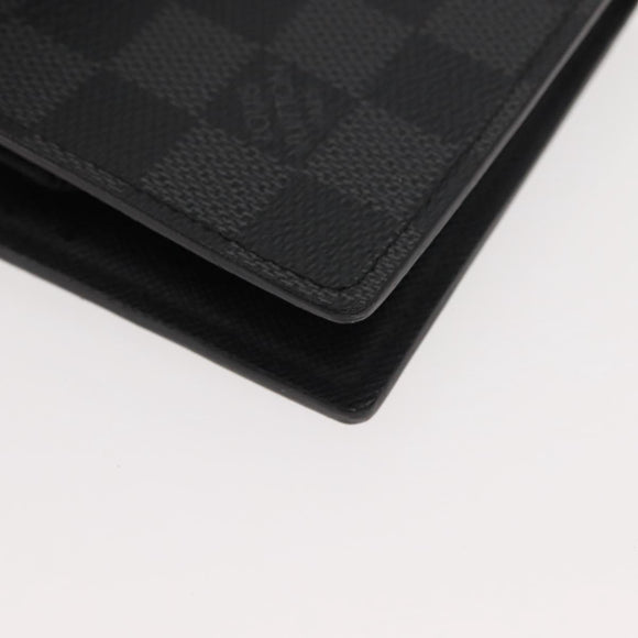 LOUIS VUITTON Damier Graphite PortefeuilleMarco Bifold N62664 LV Auth 121385V