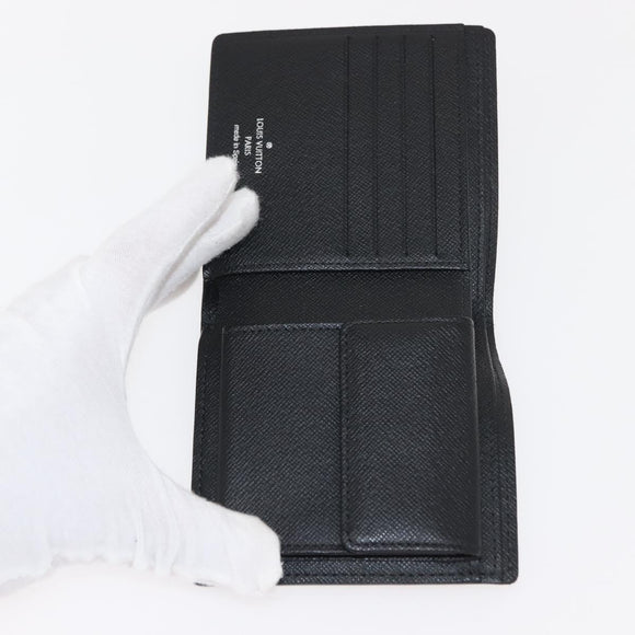 LOUIS VUITTON Damier Graphite PortefeuilleMarco Bifold N62664 LV Auth 121385V