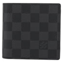 LOUIS VUITTON Damier Graphite PortefeuilleMarco Bifold N62664 LV Auth 121385V-13