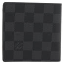 LOUIS VUITTON Damier Graphite PortefeuilleMarco Bifold N62664 LV Auth 121385V-2