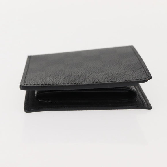 LOUIS VUITTON Damier Graphite PortefeuilleMarco Bifold N62664 LV Auth 121385V