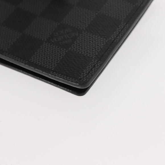 LOUIS VUITTON Damier Graphite PortefeuilleMarco Bifold N62664 LV Auth 121385V