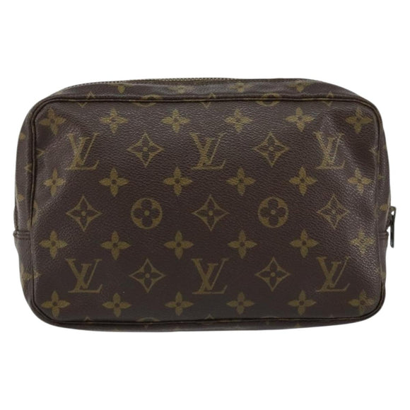 LOUIS VUITTON Monogram Trousse Toilette 23 Clutch Bag M47524 LV Auth 121389