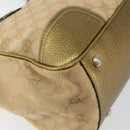 GUCCI GG Canvas Shoulder Bag Beige Gold 177052 Auth 121395-16