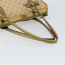 GUCCI GG Canvas Shoulder Bag Beige Gold 177052 Auth 121395-7