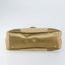 GUCCI GG Canvas Shoulder Bag Beige Gold 177052 Auth 121395-5