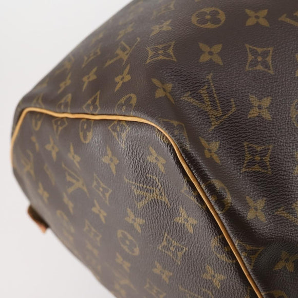 LOUIS VUITTON Monogram Keepall 55 Boston Bag M41424 LV Auth 121396