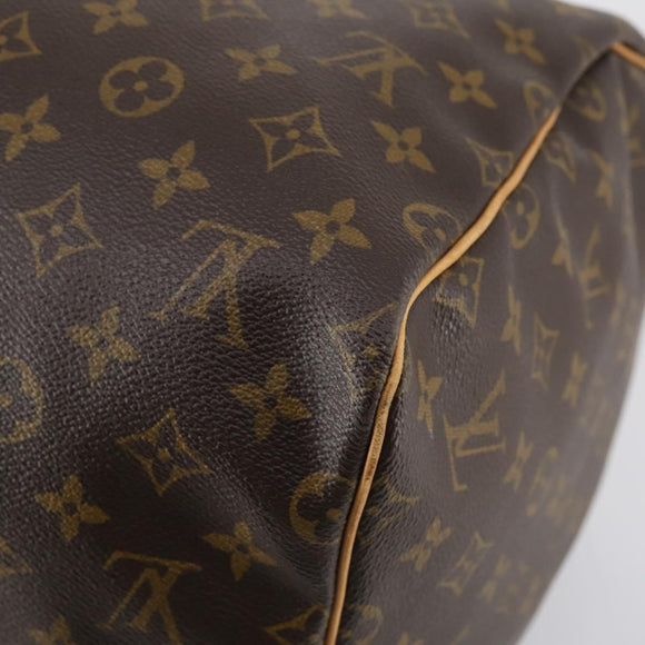 LOUIS VUITTON Monogram Keepall 55 Boston Bag M41424 LV Auth 121396