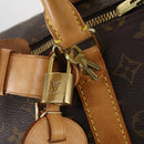 LOUIS VUITTON Monogram Keepall 55 Boston Bag M41424 LV Auth 121396-21
