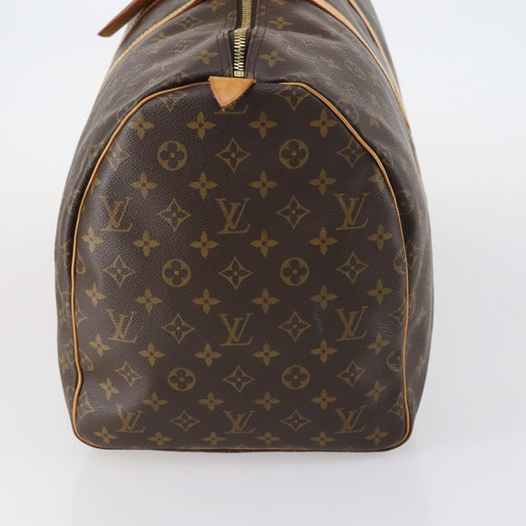 LOUIS VUITTON Monogram Keepall 55 Boston Bag M41424 LV Auth 121396