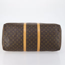 LOUIS VUITTON Monogram Keepall 55 Boston Bag M41424 LV Auth 121396-5