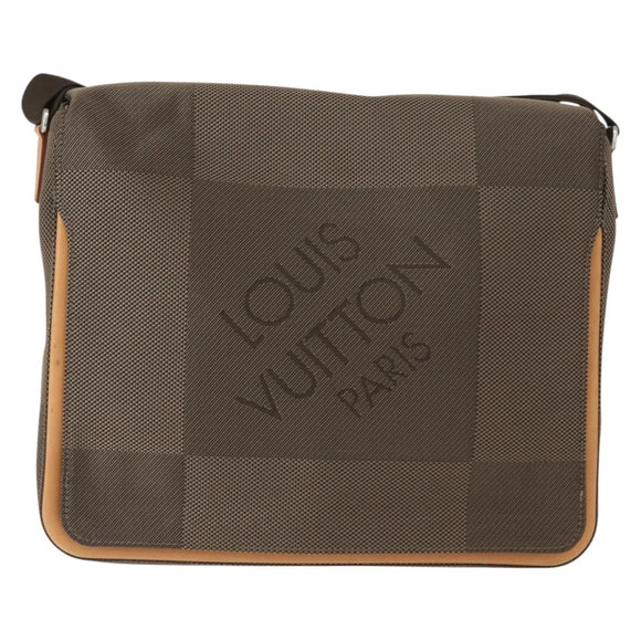LOUIS VUITTON Damier Geant Petite Message Shoulder Bag Tail M93617 Auth 121397V