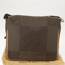 LOUIS VUITTON Damier Geant Petite Message Shoulder Bag Tail M93617 Auth 121397V-12