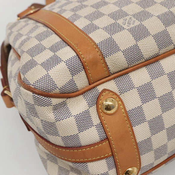 LOUIS VUITTON Damier Azur Stresa PM Tote Bag M51188 LV Auth 121402