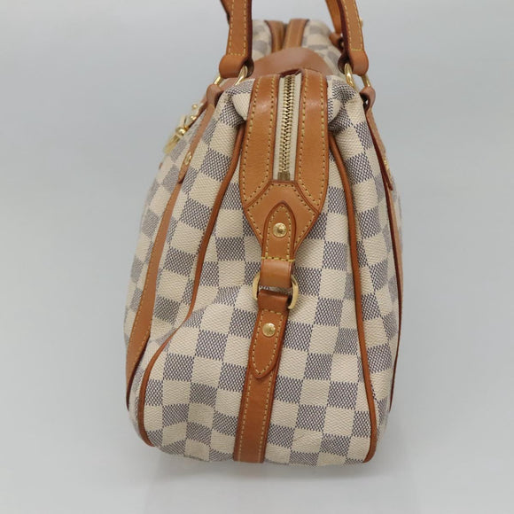 LOUIS VUITTON Damier Azur Stresa PM Tote Bag M51188 LV Auth 121402
