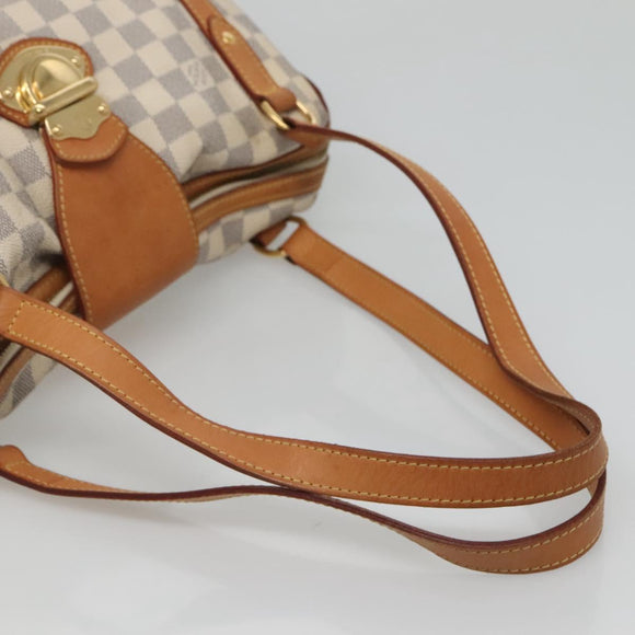 LOUIS VUITTON Damier Azur Stresa PM Tote Bag M51188 LV Auth 121402