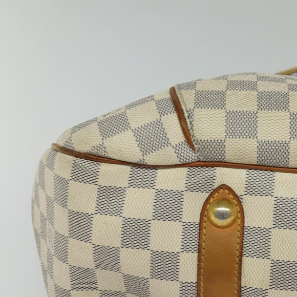 LOUIS VUITTON Damier Azur Galliera PM Shoulder Bag N55215 LV Auth 121403