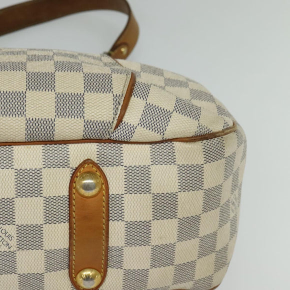 LOUIS VUITTON Damier Azur Galliera PM Shoulder Bag N55215 LV Auth 121403