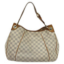 LOUIS VUITTON Damier Azur Galliera PM Shoulder Bag N55215 LV Auth 121403-2