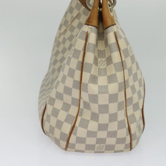 LOUIS VUITTON Damier Azur Galliera PM Shoulder Bag N55215 LV Auth 121403