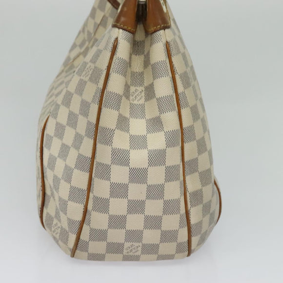 LOUIS VUITTON Damier Azur Galliera PM Shoulder Bag N55215 LV Auth 121403