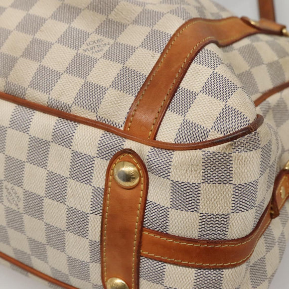 LOUIS VUITTON Damier Azur Stresa PM Tote Bag M51188 LV Auth 121404