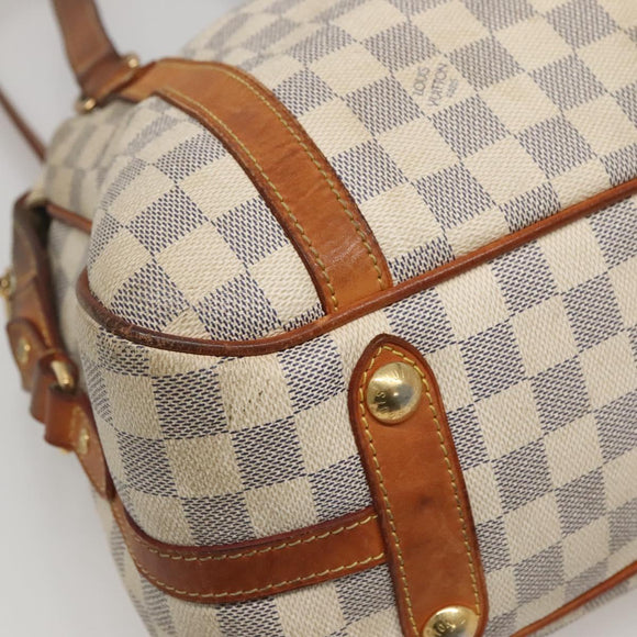 LOUIS VUITTON Damier Azur Stresa PM Tote Bag M51188 LV Auth 121404