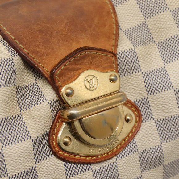LOUIS VUITTON Damier Azur Stresa PM Tote Bag M51188 LV Auth 121404