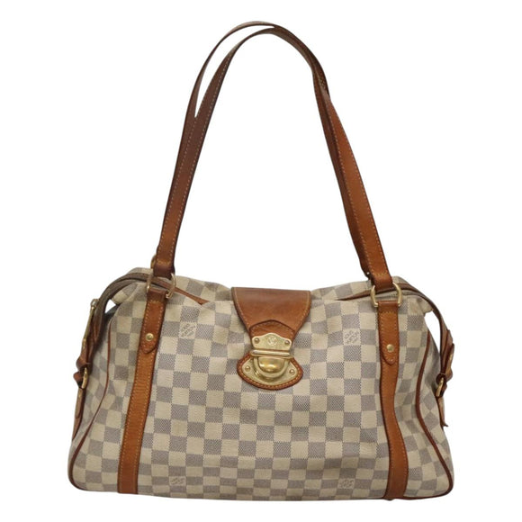 LOUIS VUITTON Damier Azur Stresa PM Tote Bag M51188 LV Auth 121404