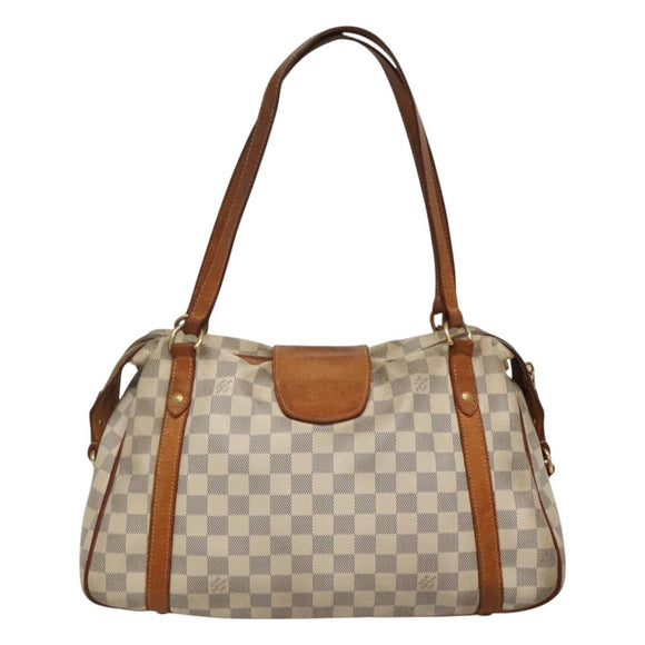 LOUIS VUITTON Damier Azur Stresa PM Tote Bag M51188 LV Auth 121404