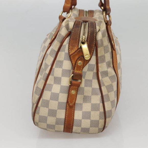 LOUIS VUITTON Damier Azur Stresa PM Tote Bag M51188 LV Auth 121404