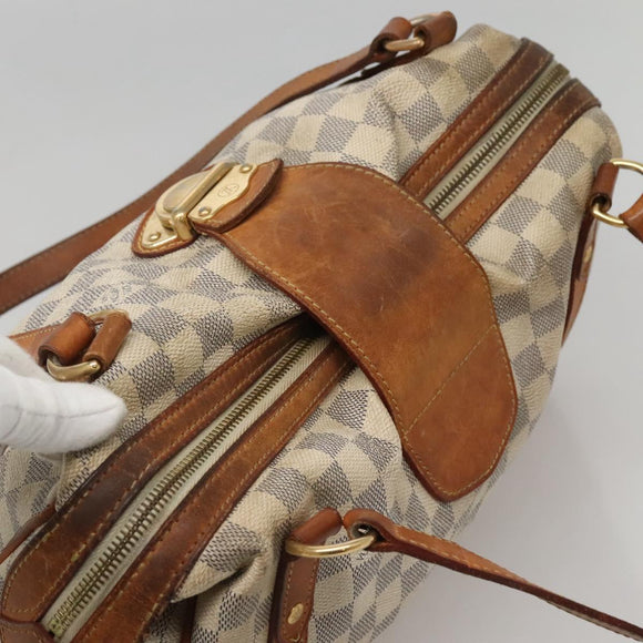 LOUIS VUITTON Damier Azur Stresa PM Tote Bag M51188 LV Auth 121404