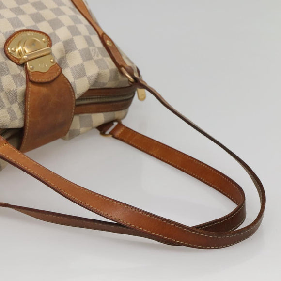 LOUIS VUITTON Damier Azur Stresa PM Tote Bag M51188 LV Auth 121404