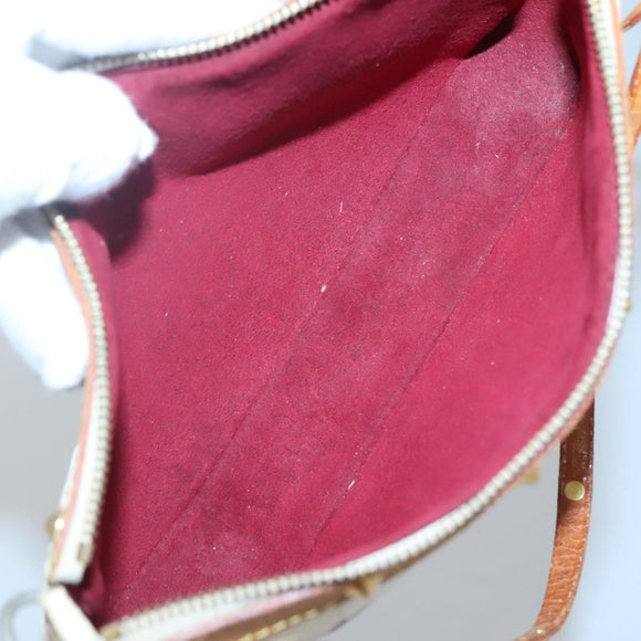 LOUIS VUITTON Multicolor Pochette Accessoires Pouch White M92649 Auth 121405