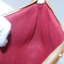 LOUIS VUITTON Multicolor Pochette Accessoires Pouch White M92649 Auth 121405-21