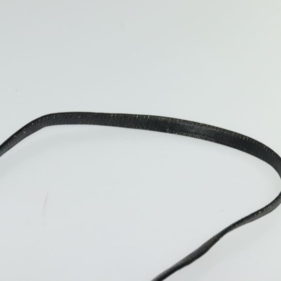 Christian Dior Trotter Canvas Shoulder Bag Navy Gold Auth 121410