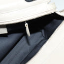 BALENCIAGA Shoulder Bag Leather Gray Silver Auth 121412-18