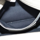 BALENCIAGA Shoulder Bag Leather Gray Silver Auth 121412-21