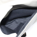 BALENCIAGA Shoulder Bag Leather Gray Silver Auth 121412-22