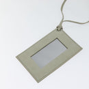 BALENCIAGA Shoulder Bag Leather Gray Silver Auth 121412-23